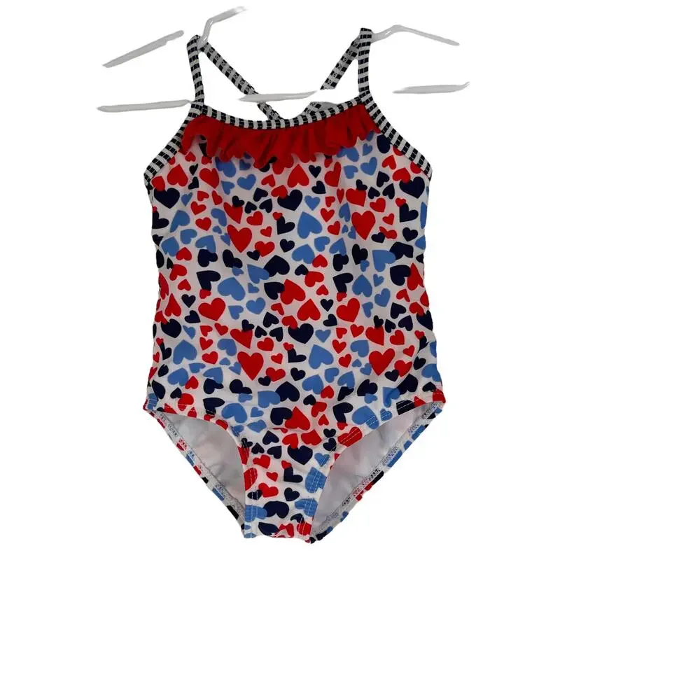 Healthtex Size 24 Mo Red White & Blue 4th of July Swimming‎ Suit